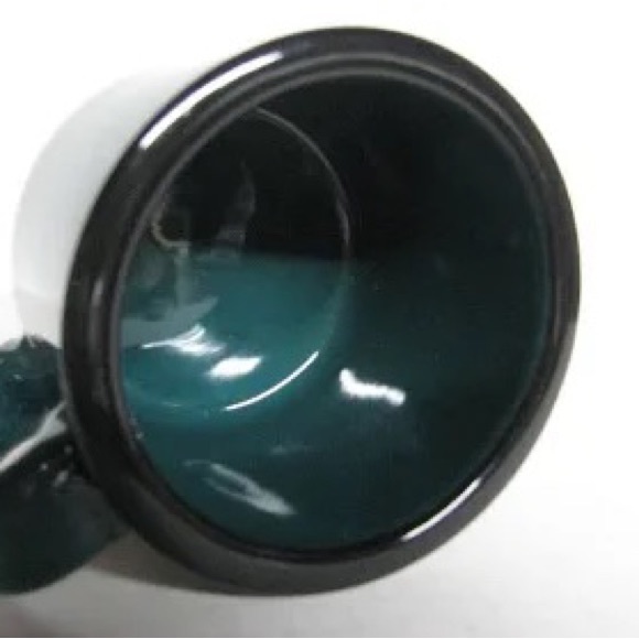 Zucker's Bagels &Smoked Fish New York City Speckled Green Ceramic Coffee Mug New - Picture 3 of 5